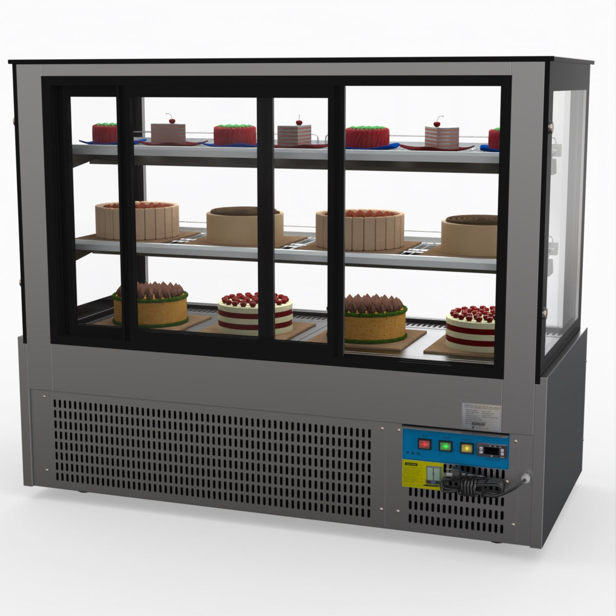 Bonvue Chilled Cake Showcase Food Display SG150FA-2XB