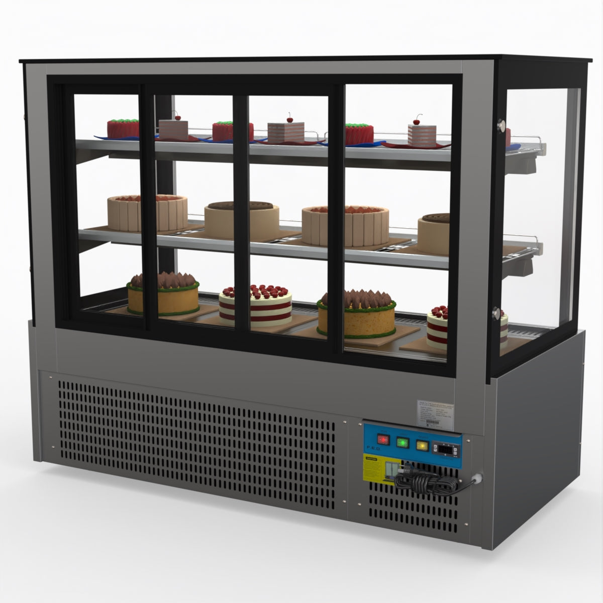 Bonvue Chilled Cake Showcase Food Display SG150FA-2XB