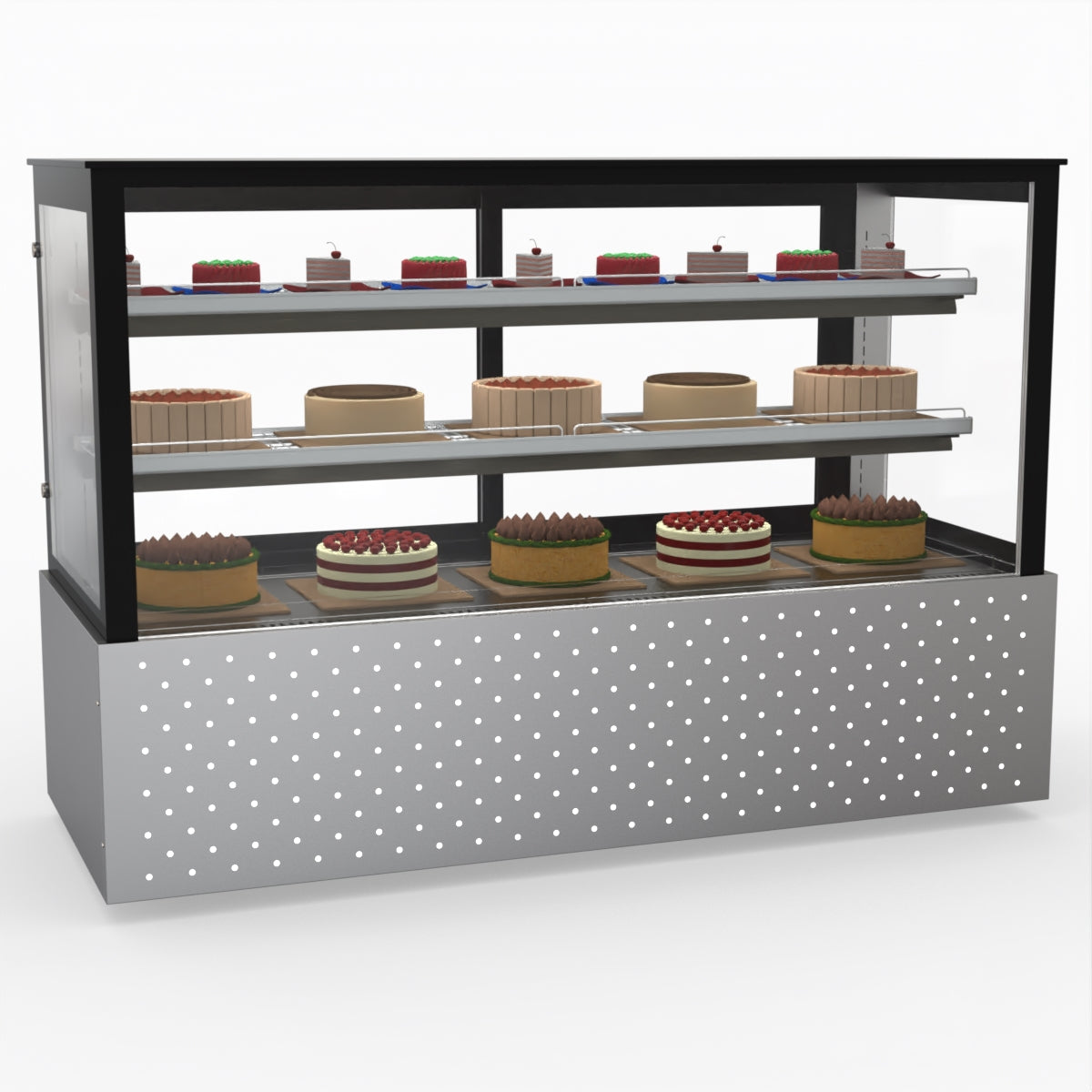 Bonvue Chilled Cake Showcase Food Display SG180FA-2XB