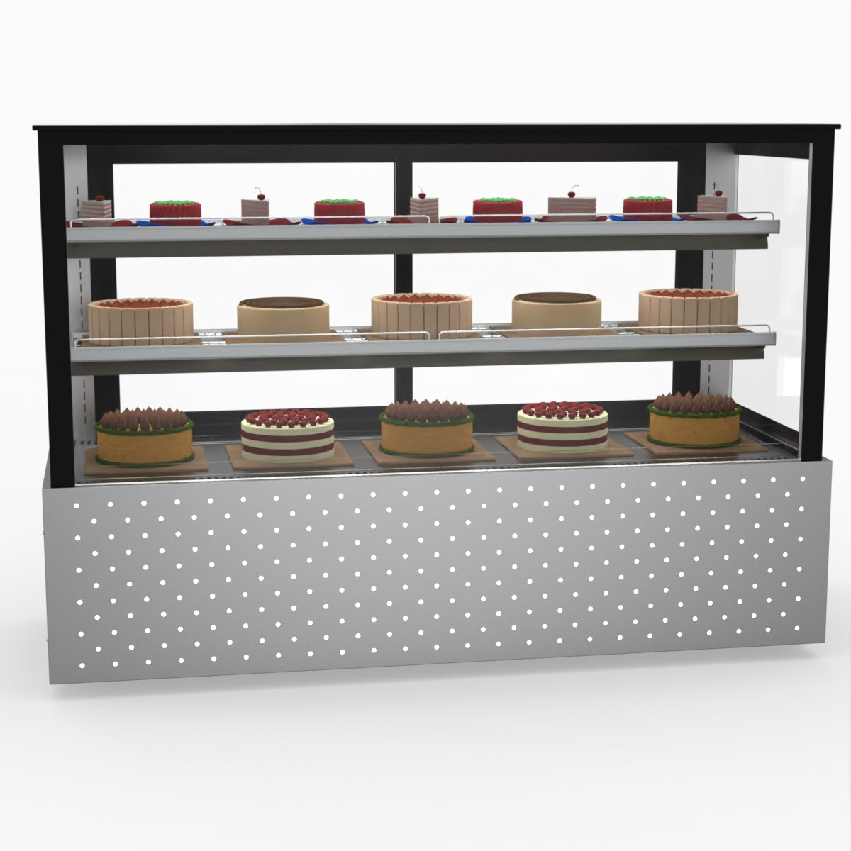 Bonvue Chilled Cake Showcase Food Display SG180FA-2XB