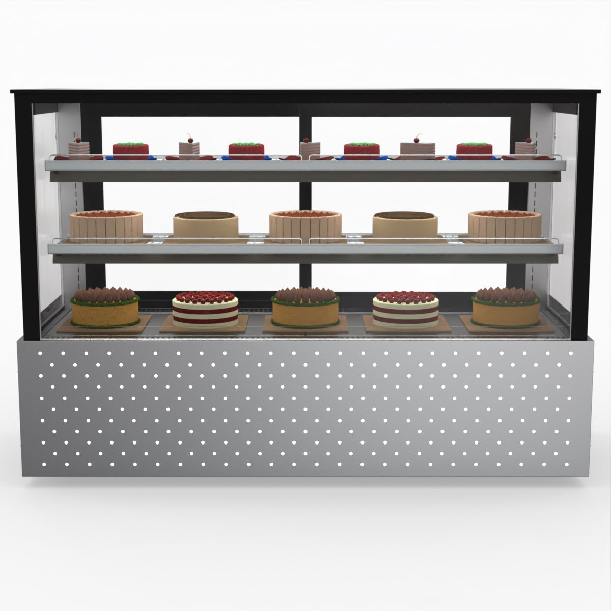 Bonvue Chilled Cake Showcase Food Display SG180FA-2XB