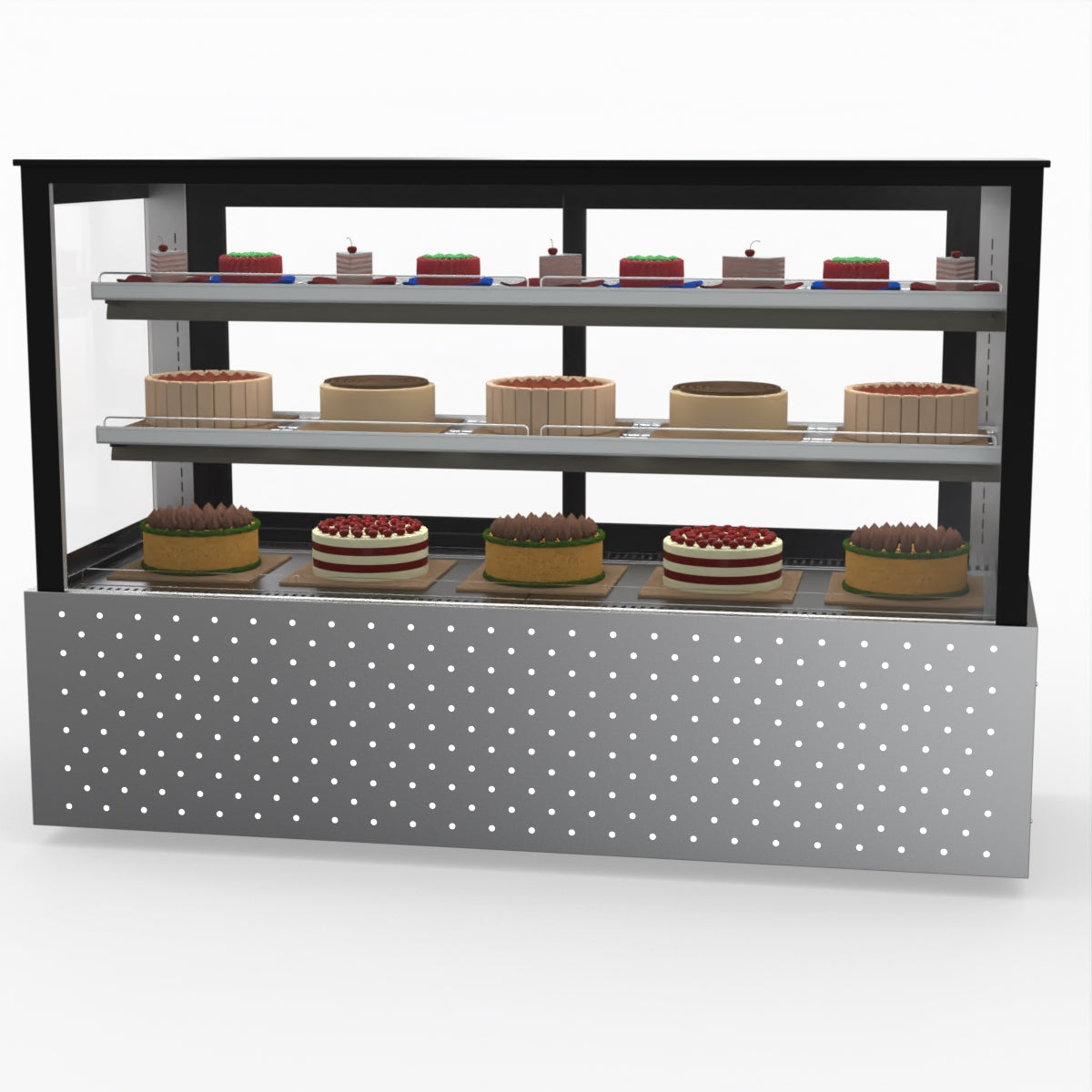 Bonvue Chilled Cake Showcase Food Display SG180FA-2XB