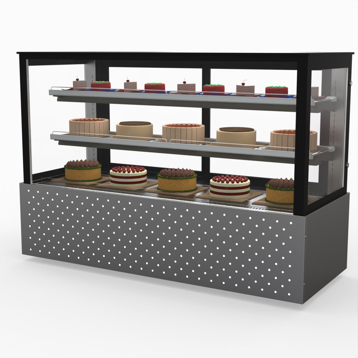 Bonvue Chilled Cake Showcase Food Display SG180FA-2XB