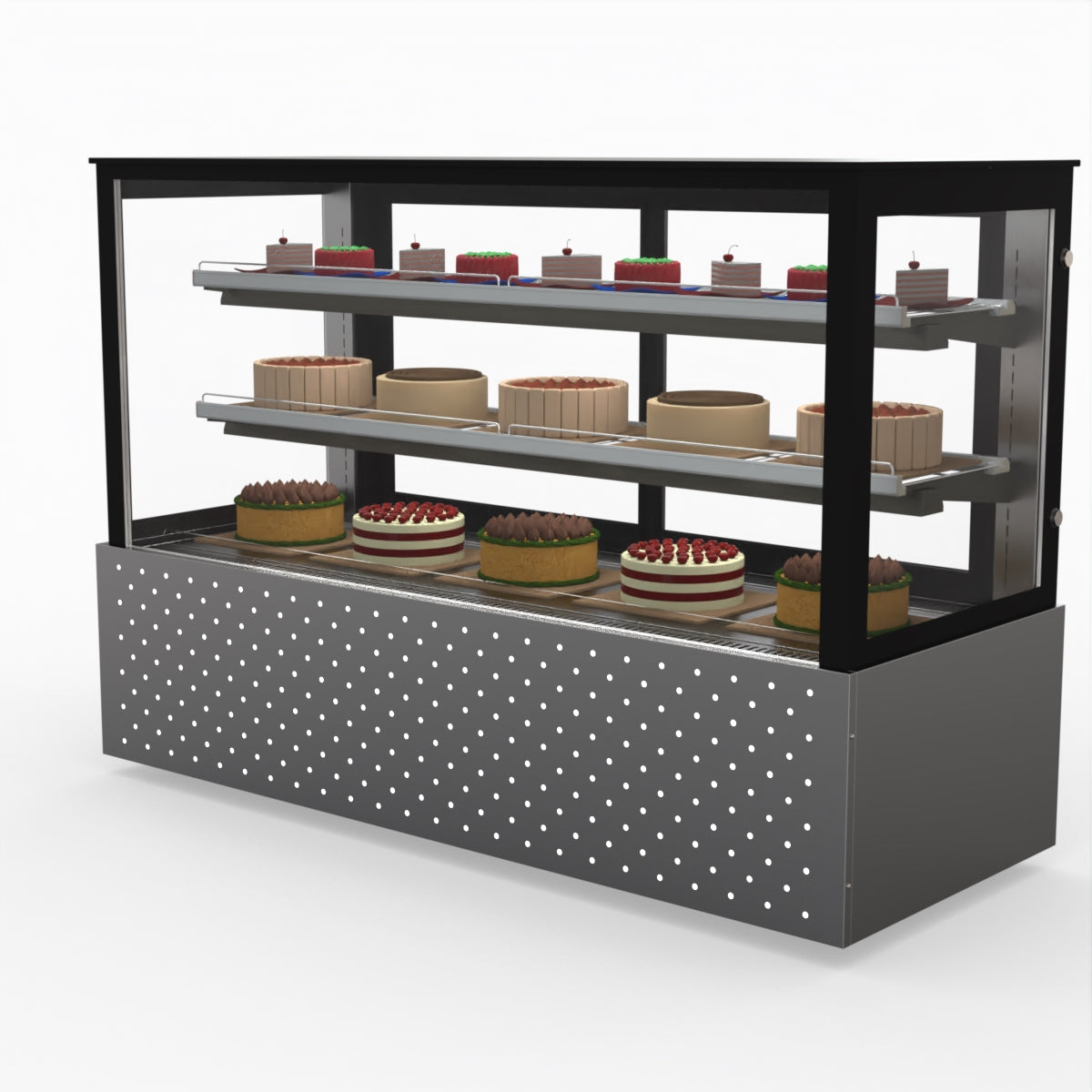 Bonvue Chilled Cake Showcase Food Display SG180FA-2XB