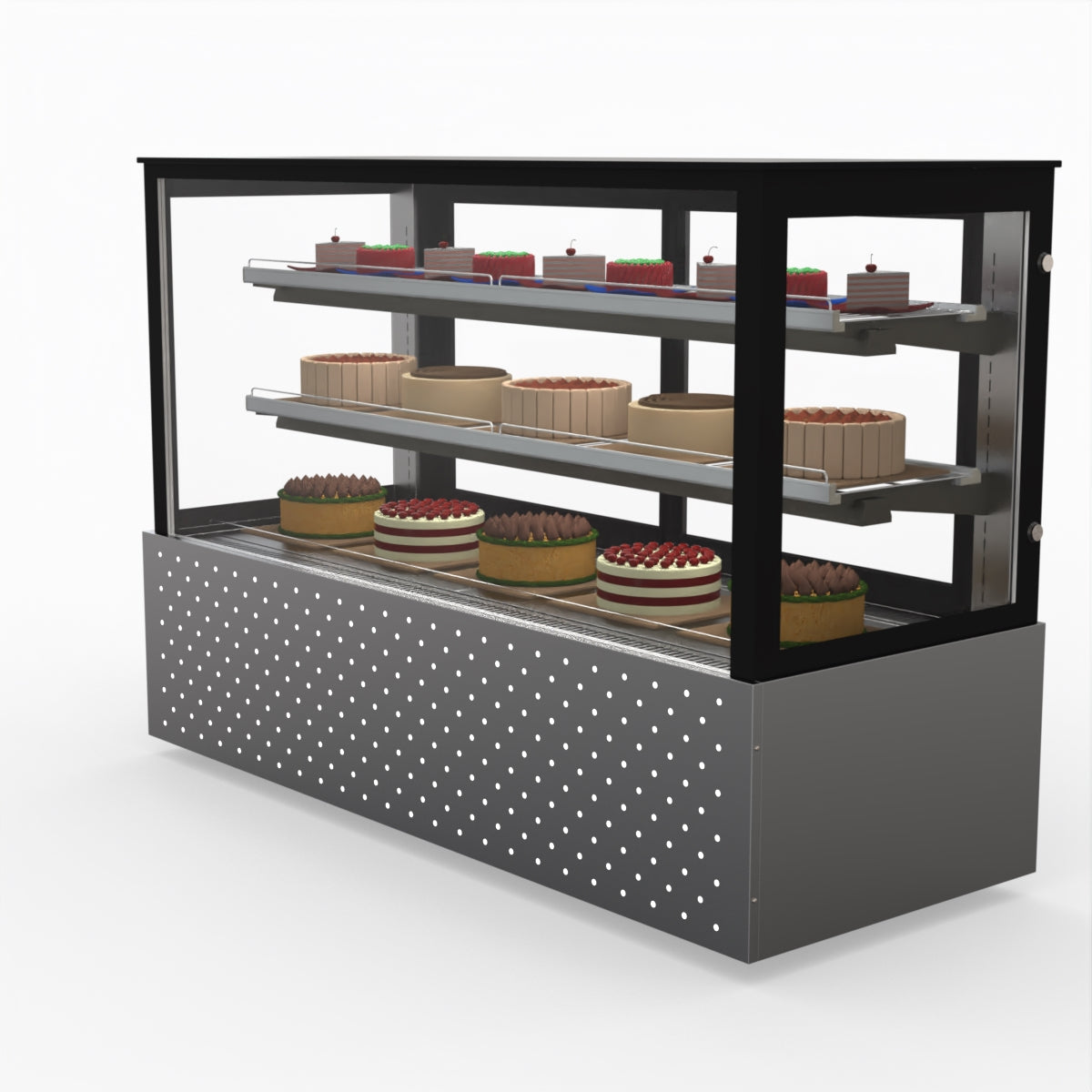 Bonvue Chilled Cake Showcase Food Display SG180FA-2XB