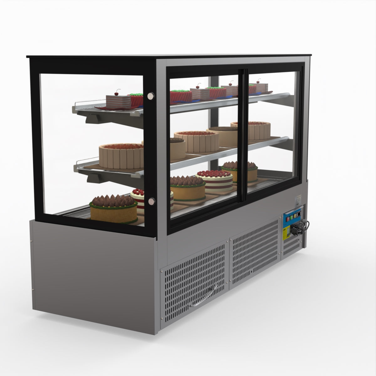 Bonvue Chilled Cake Showcase Food Display SG180FA-2XB
