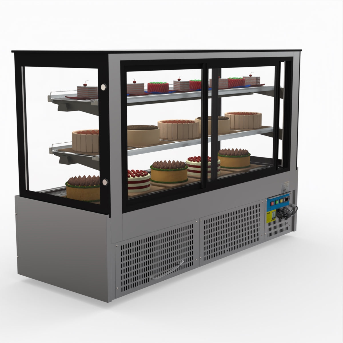 Bonvue Chilled Cake Showcase Food Display SG180FA-2XB