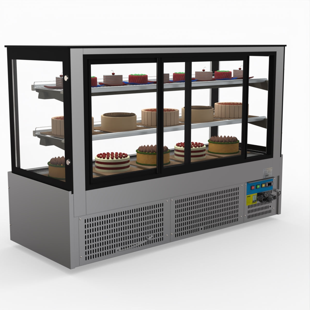 Bonvue Chilled Cake Showcase Food Display SG180FA-2XB