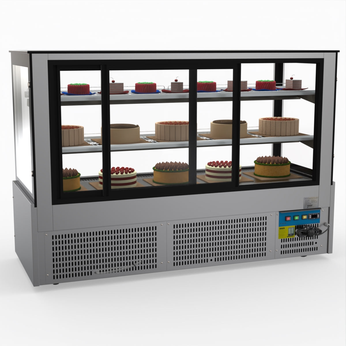 Bonvue Chilled Cake Showcase Food Display SG180FA-2XB