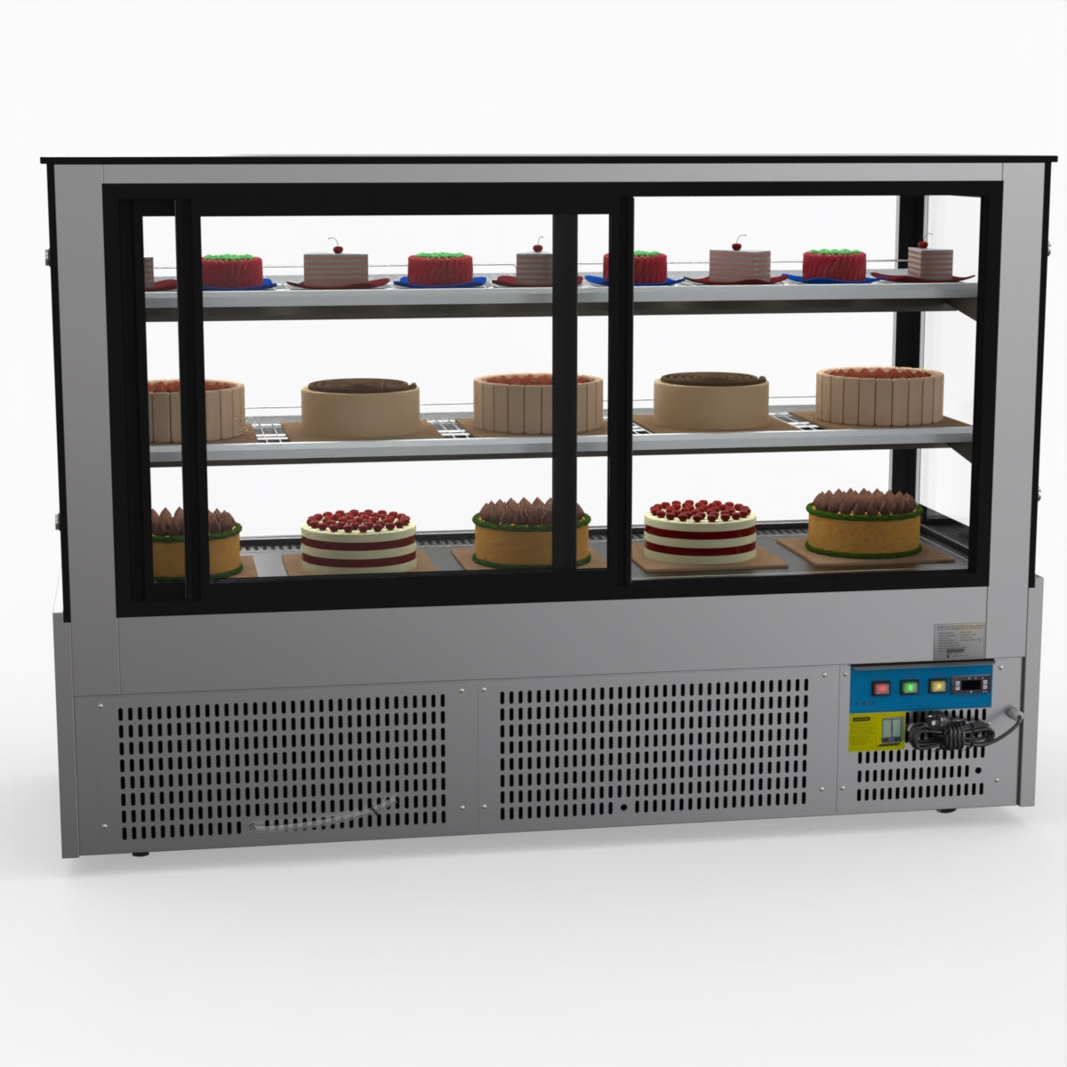 Bonvue Chilled Cake Showcase Food Display SG180FA-2XB