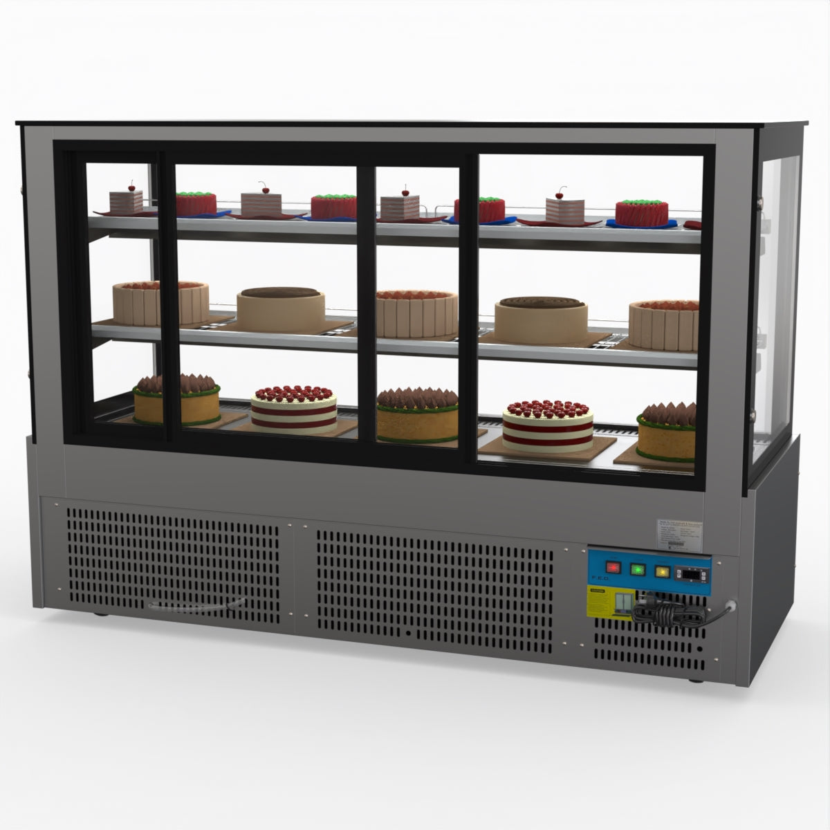 Bonvue Chilled Cake Showcase Food Display SG180FA-2XB
