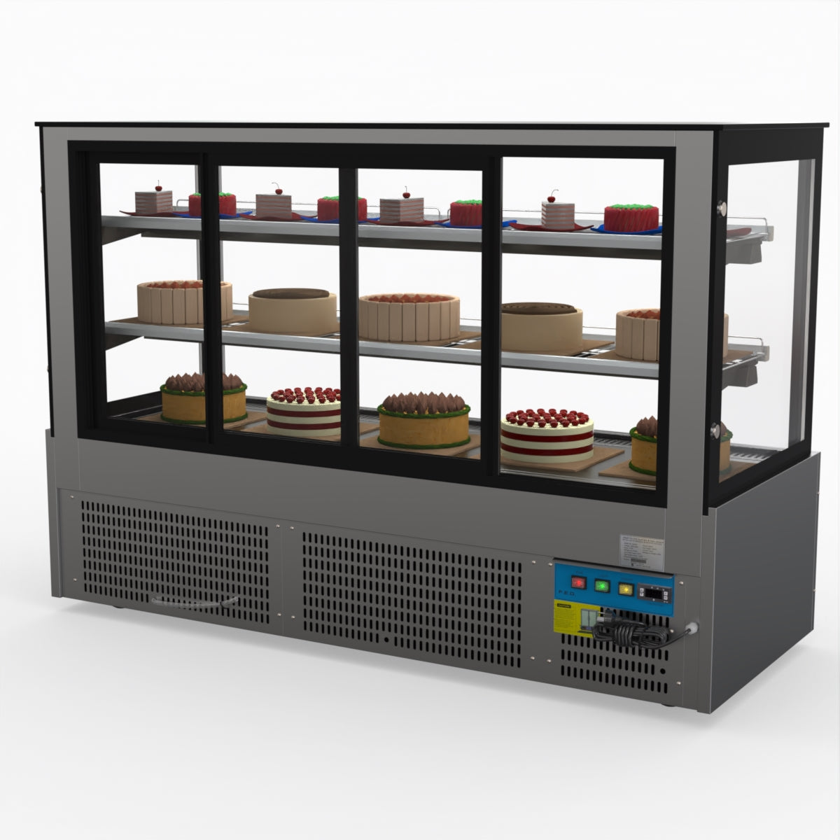 Bonvue Chilled Cake Showcase Food Display SG180FA-2XB