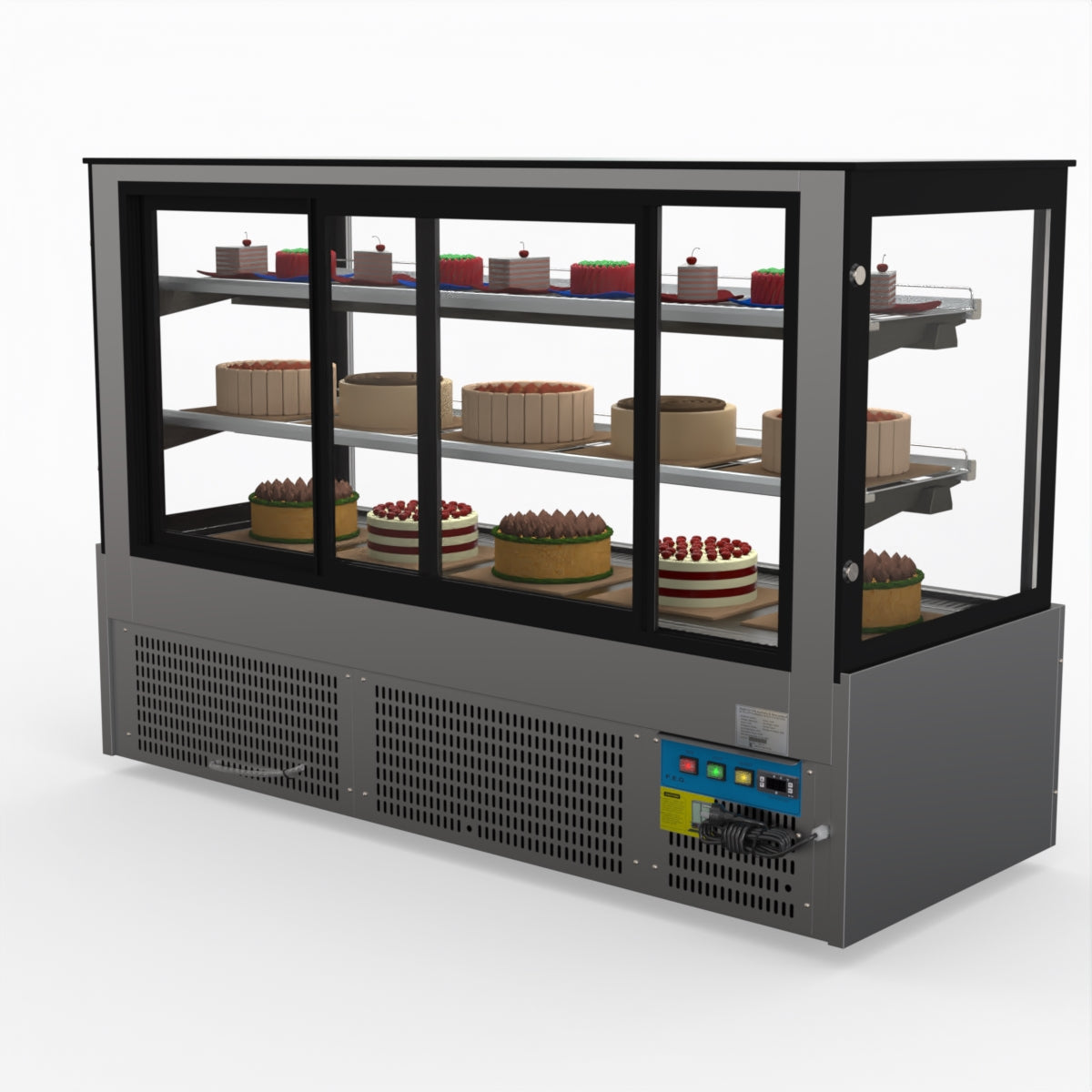 Bonvue Chilled Cake Showcase Food Display SG180FA-2XB