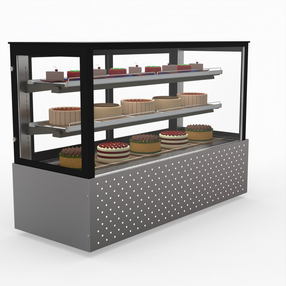 Bonvue Chilled Cake Showcase Food Display SG180FA-2XB