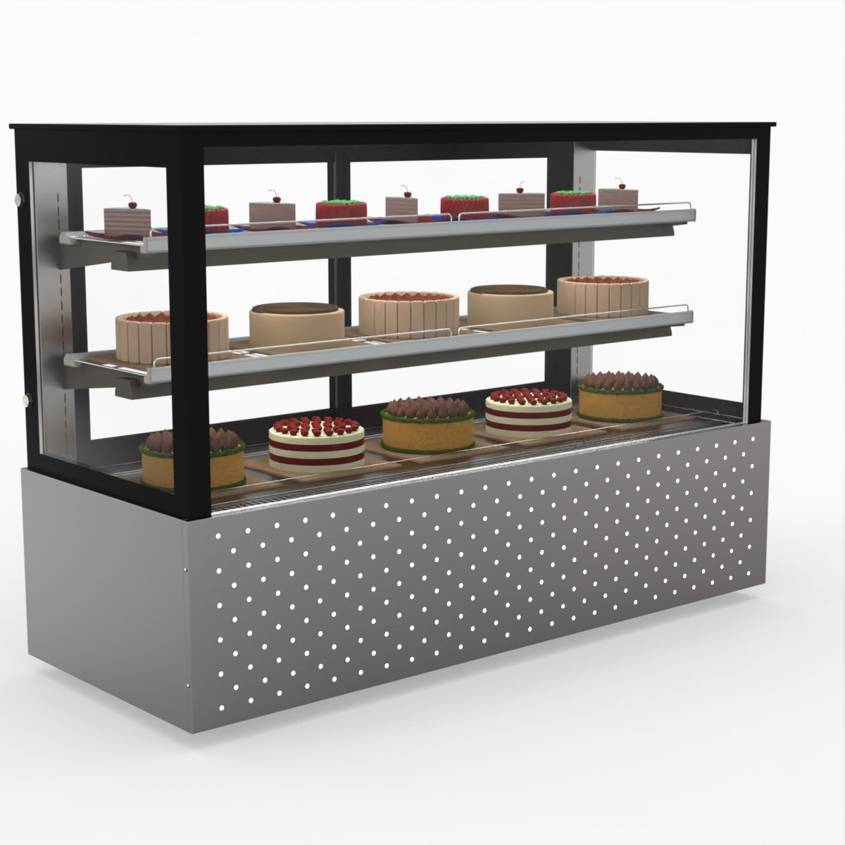 Bonvue Chilled Cake Showcase Food Display SG180FA-2XB