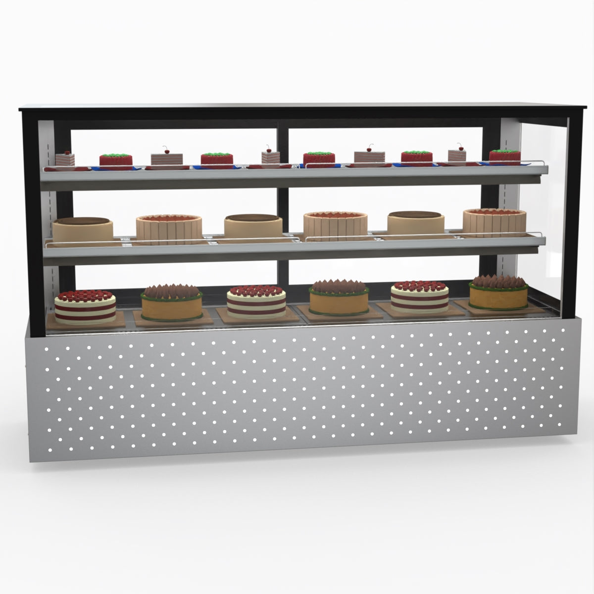 Bonvue Chilled Cake Showcase Food Display SG200FA-2XB
