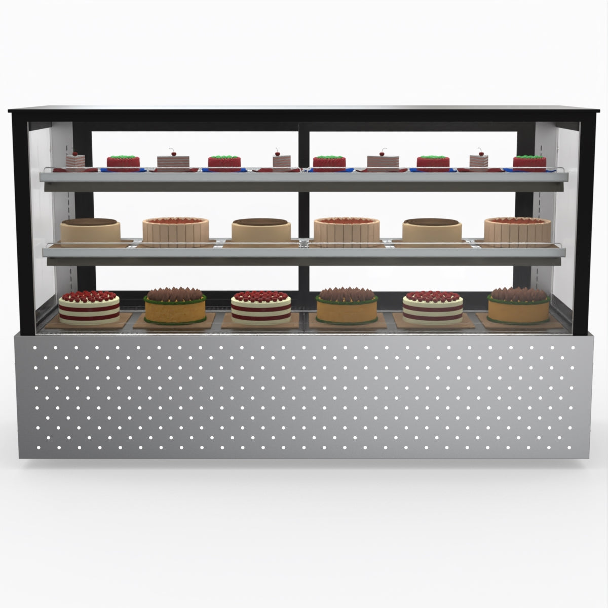Bonvue Chilled Cake Showcase Food Display SG200FA-2XB