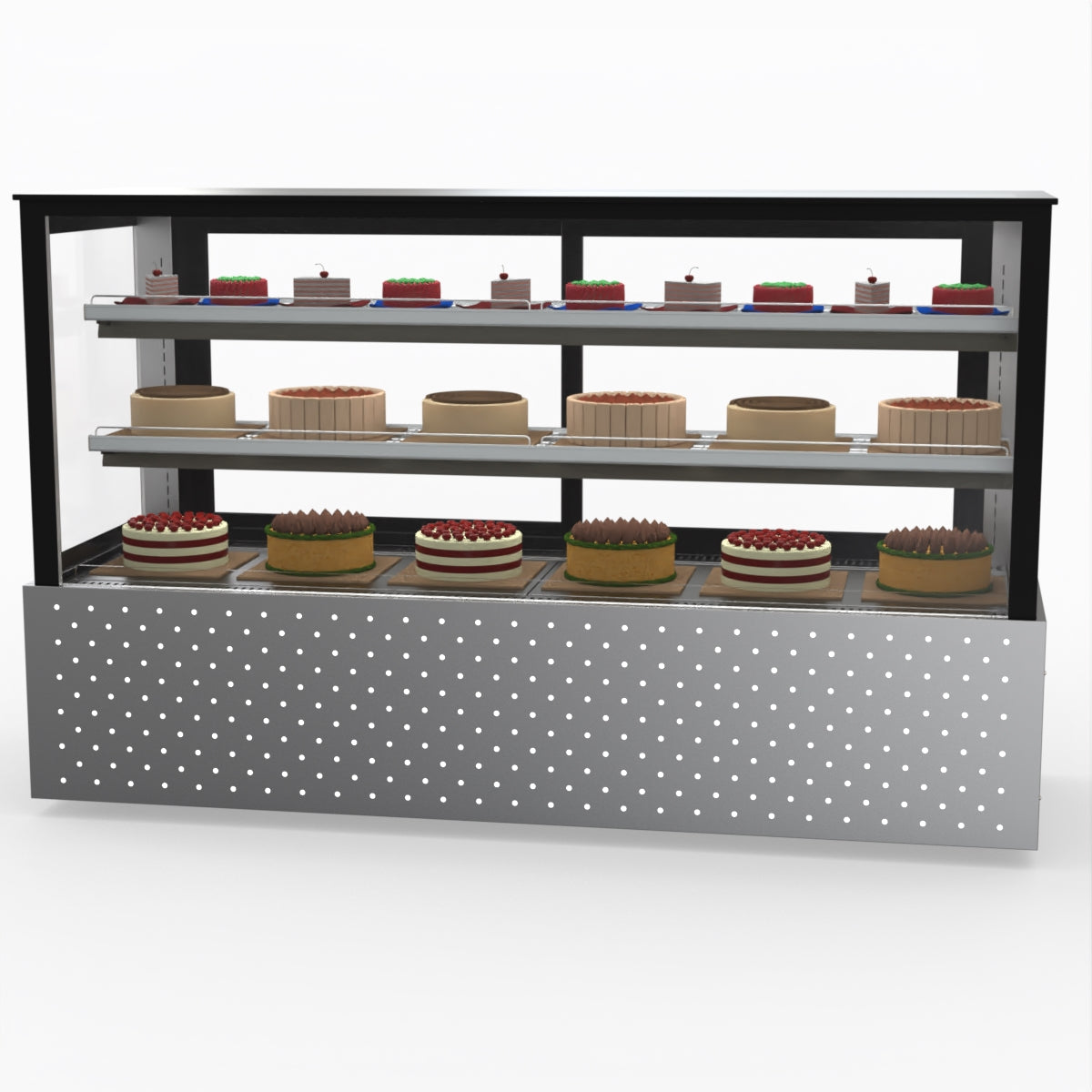 Bonvue Chilled Cake Showcase Food Display SG200FA-2XB