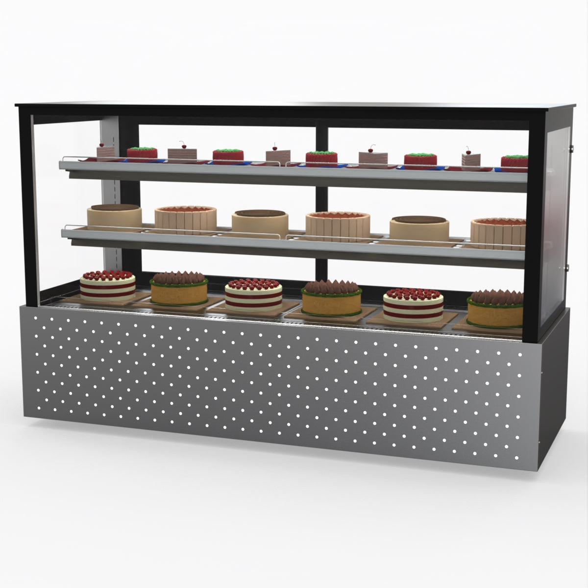 Bonvue Chilled Cake Showcase Food Display SG200FA-2XB