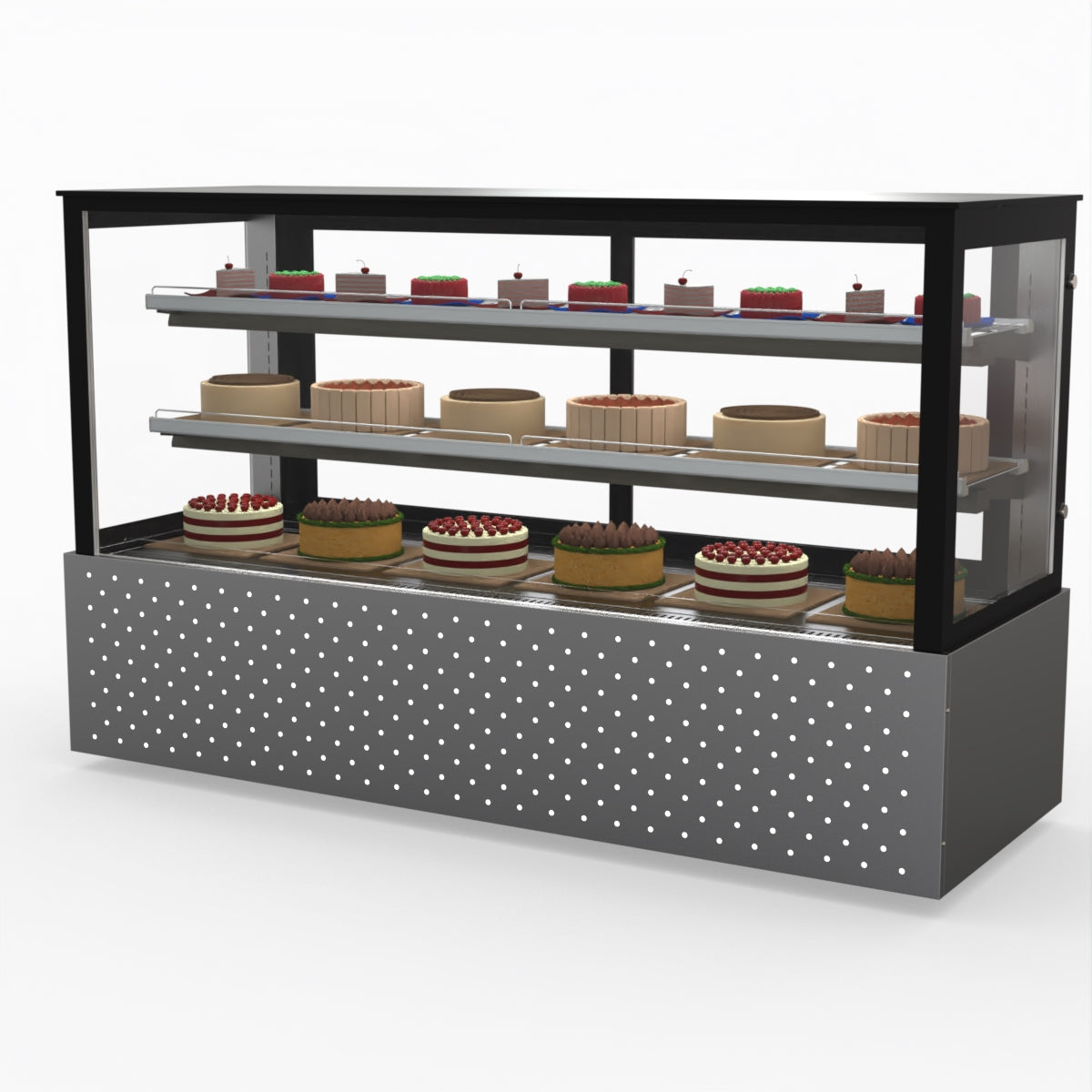 Bonvue Chilled Cake Showcase Food Display SG200FA-2XB
