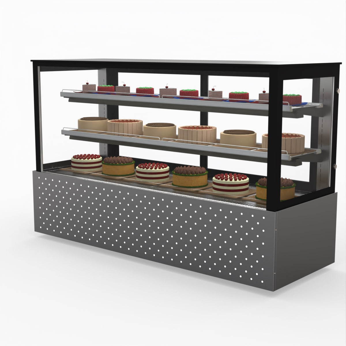 Bonvue Chilled Cake Showcase Food Display SG200FA-2XB