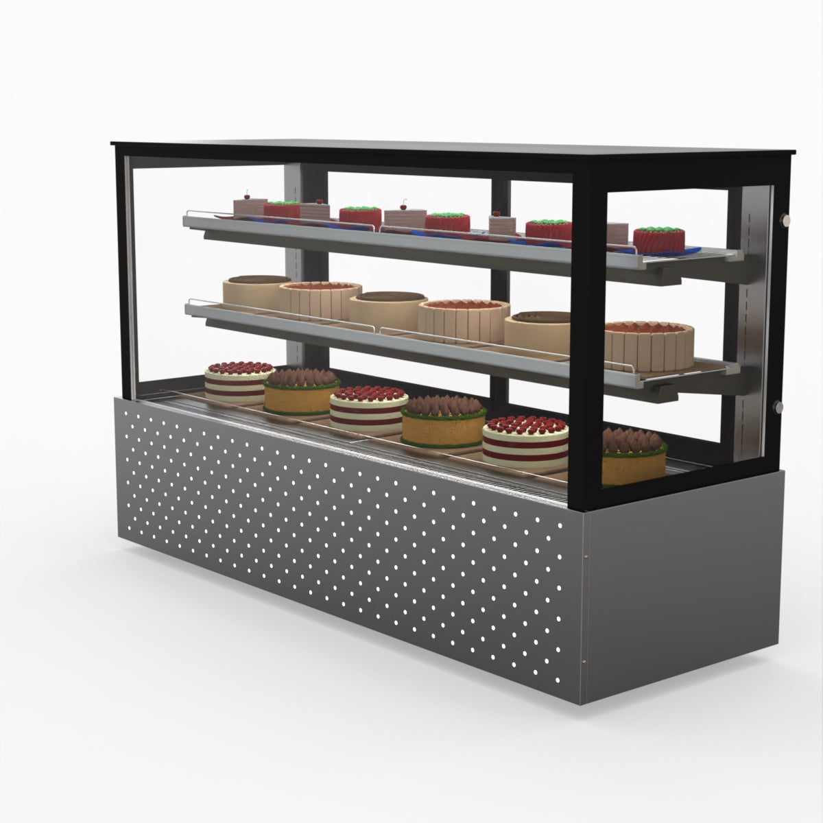 Bonvue Chilled Cake Showcase Food Display SG200FA-2XB