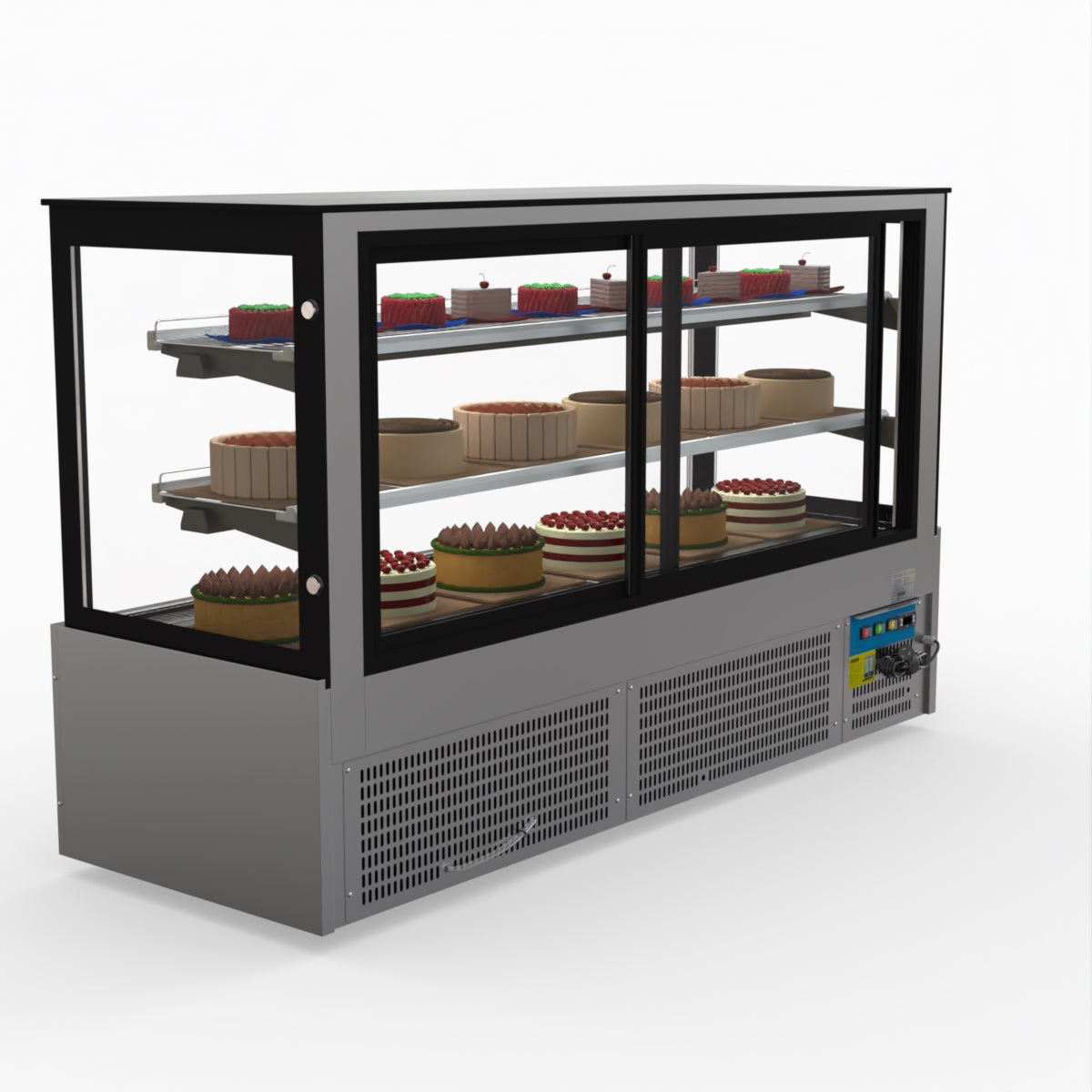 Bonvue Chilled Cake Showcase Food Display SG200FA-2XB