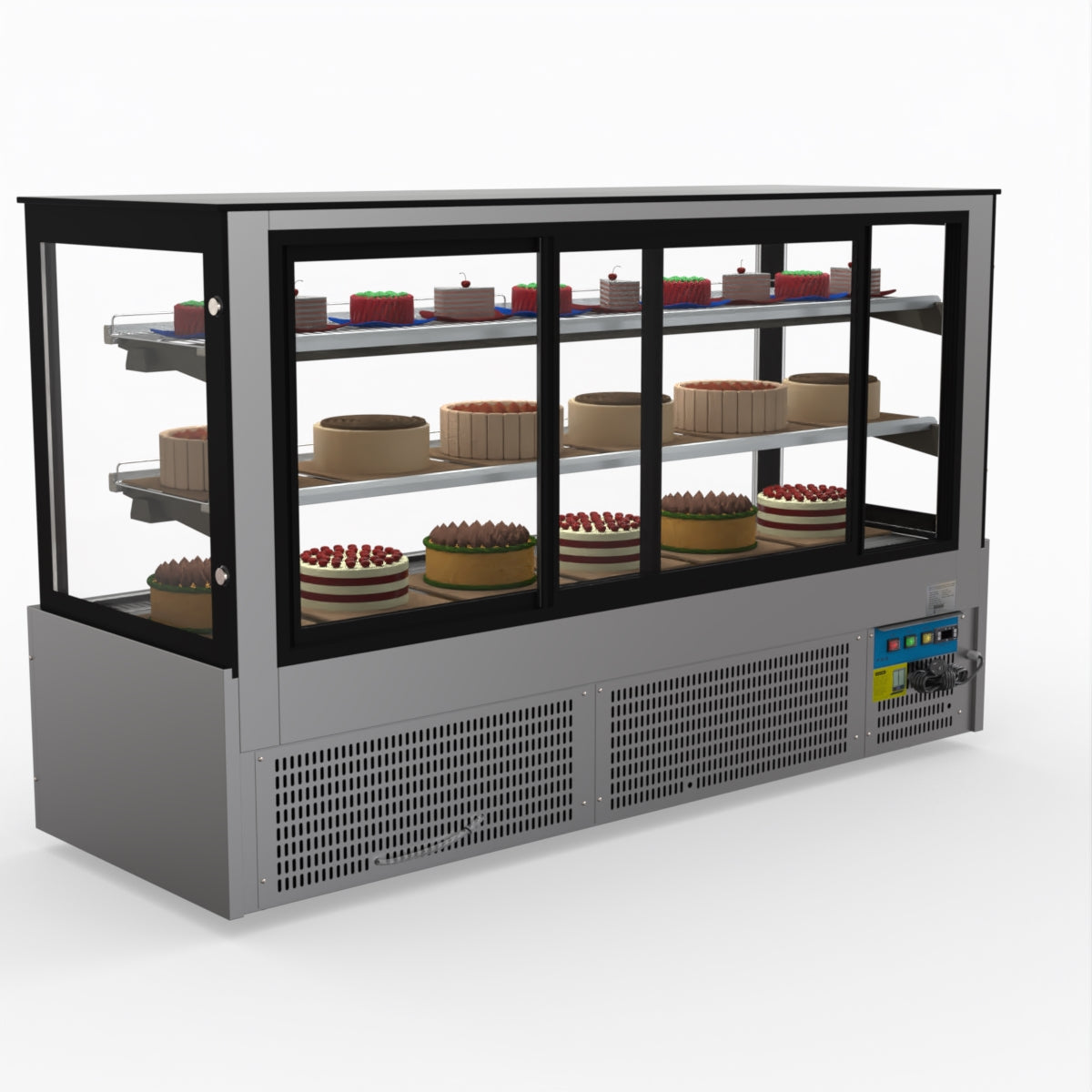 Bonvue Chilled Cake Showcase Food Display SG200FA-2XB