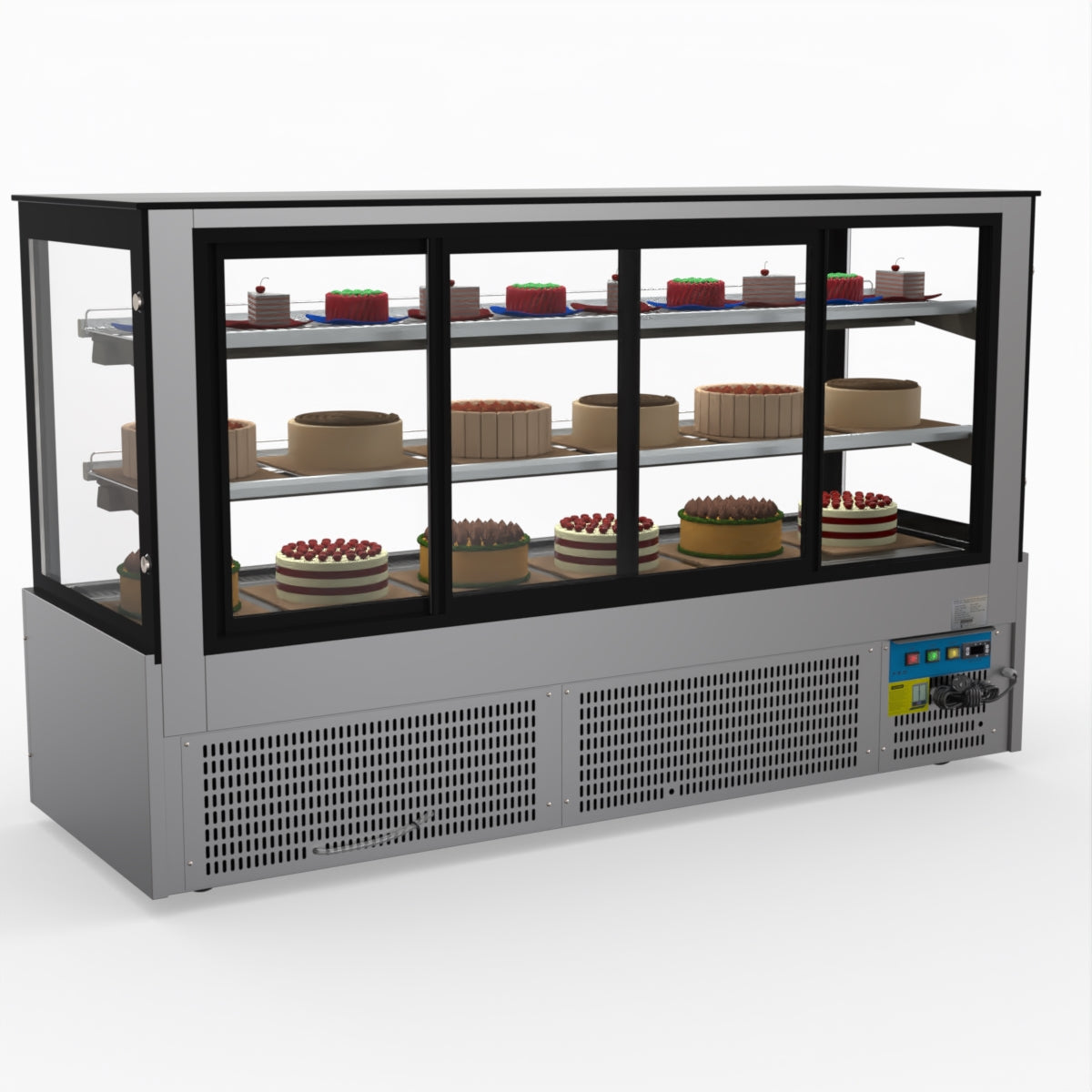 Bonvue Chilled Cake Showcase Food Display SG200FA-2XB