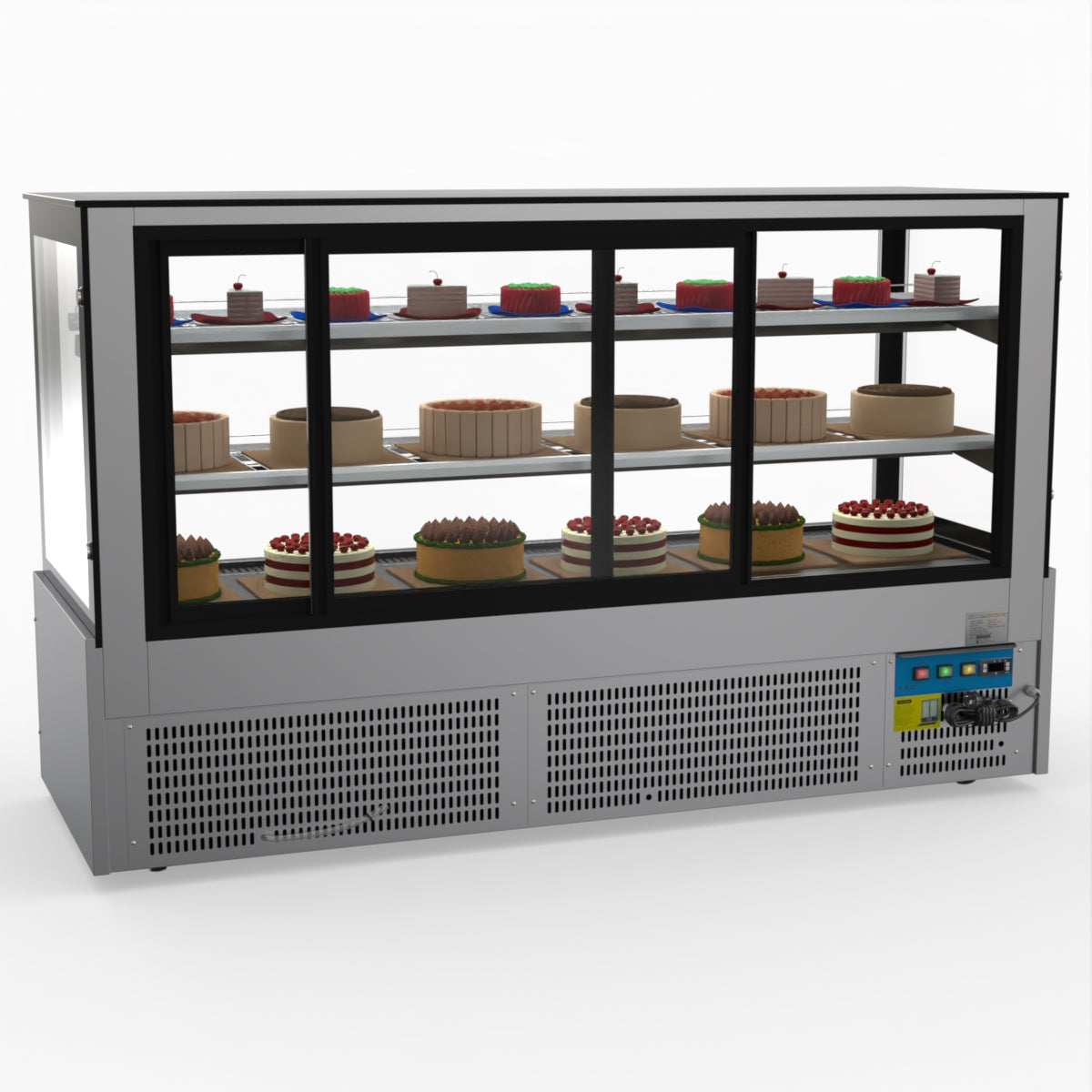 Bonvue Chilled Cake Showcase Food Display SG200FA-2XB