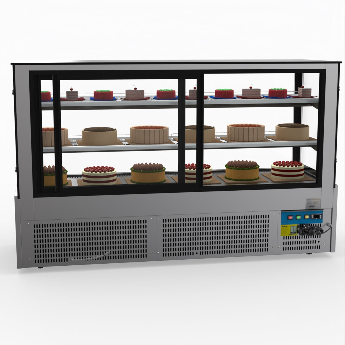 Bonvue Chilled Cake Showcase Food Display SG200FA-2XB