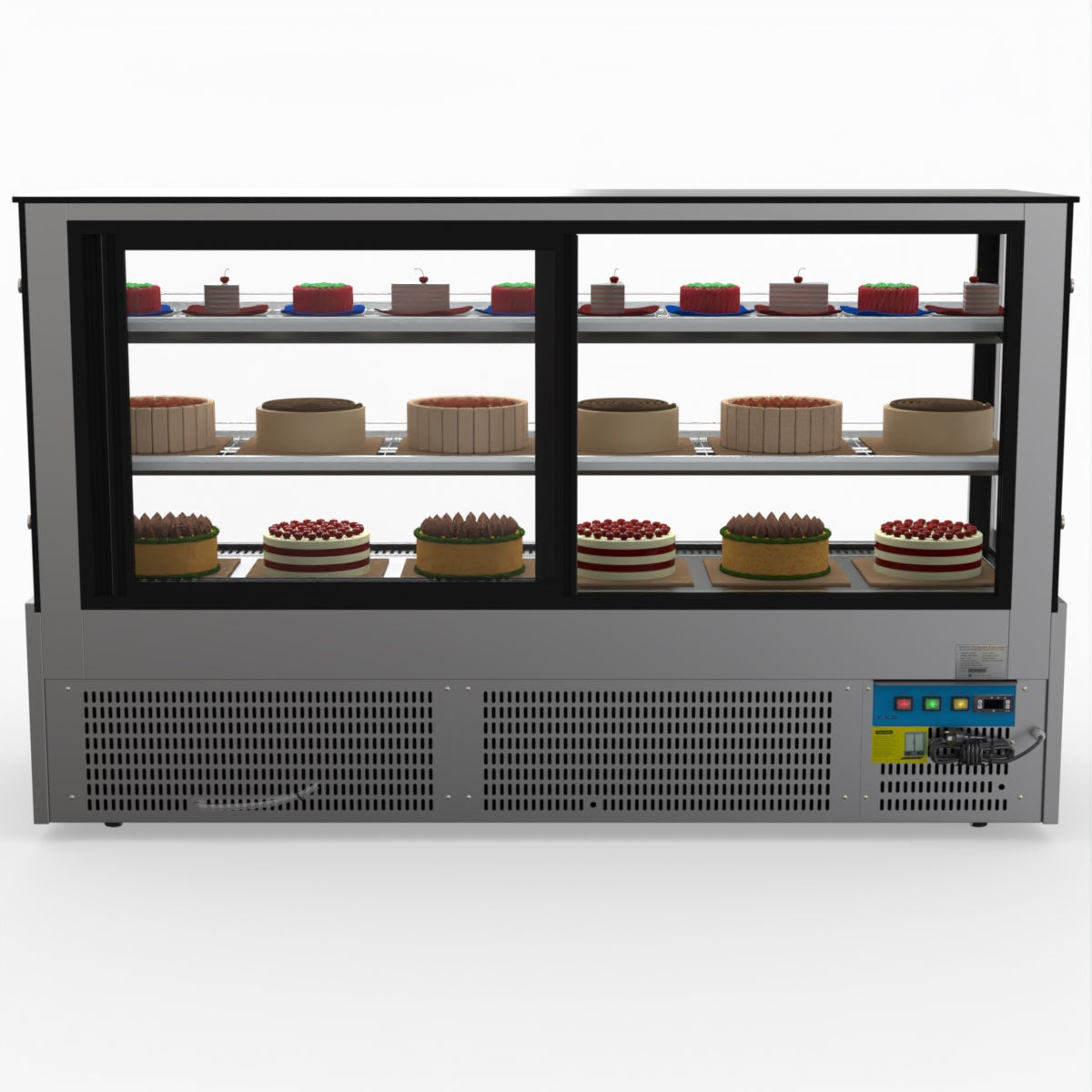 Bonvue Chilled Cake Showcase Food Display SG200FA-2XB