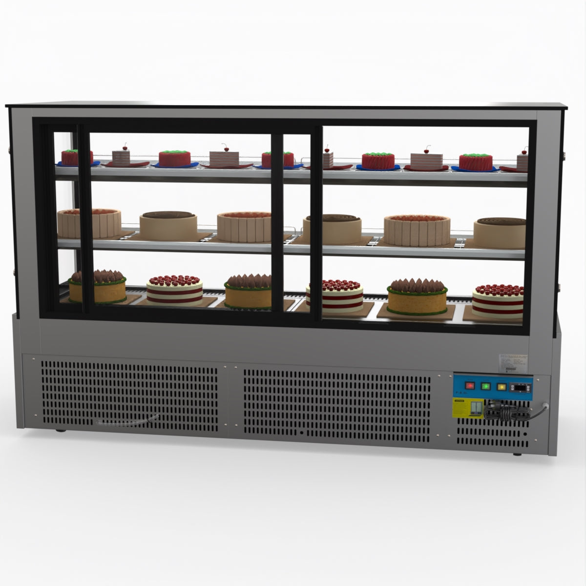 Bonvue Chilled Cake Showcase Food Display SG200FA-2XB