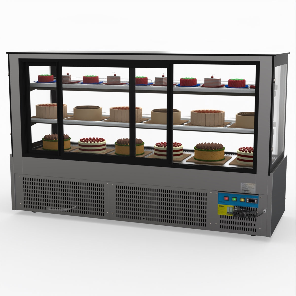Bonvue Chilled Cake Showcase Food Display SG200FA-2XB
