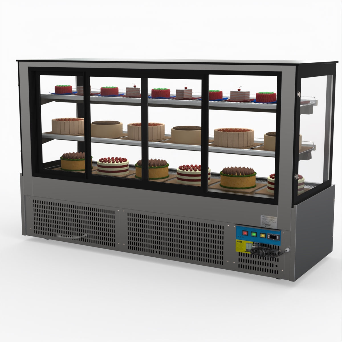 Bonvue Chilled Cake Showcase Food Display SG200FA-2XB