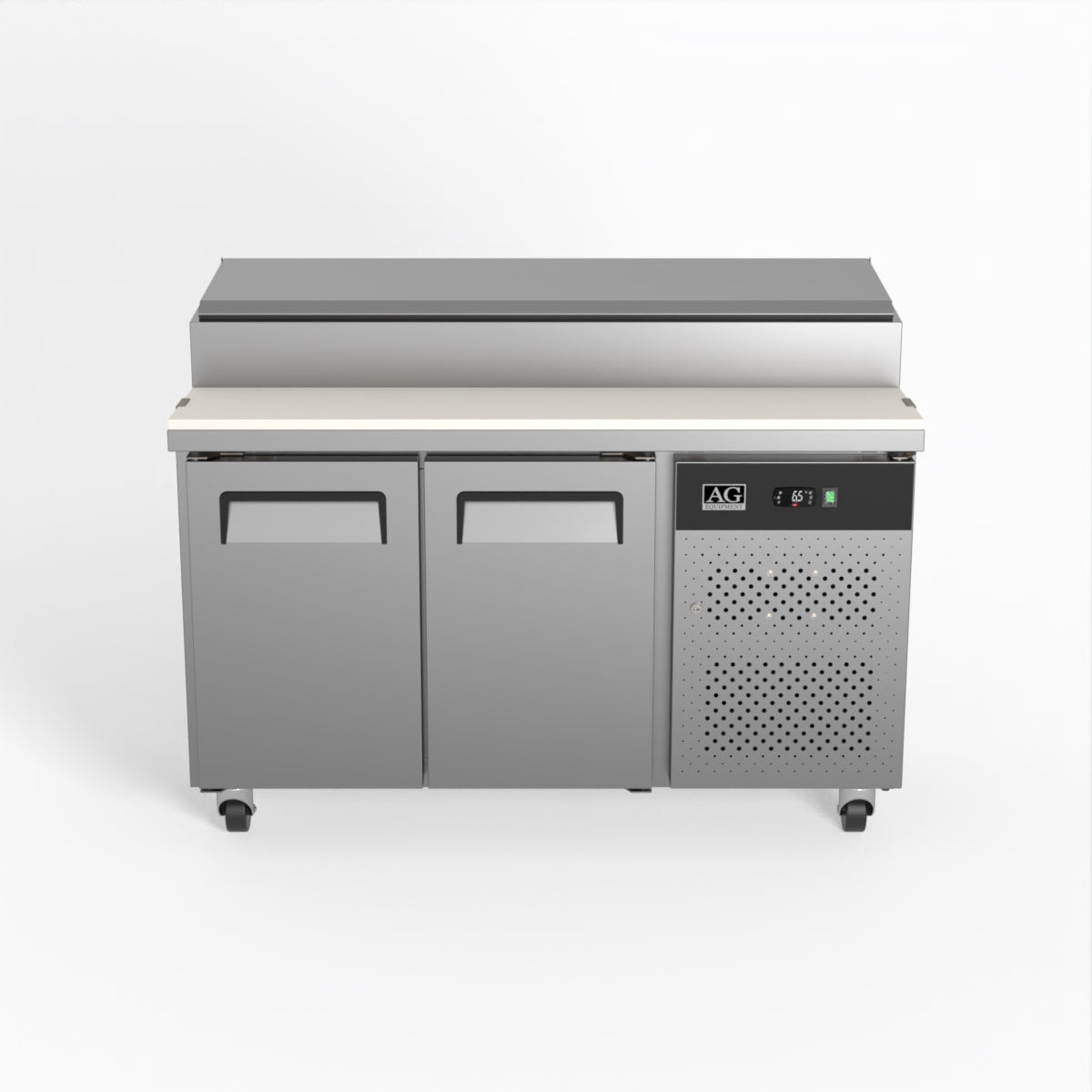 AG 2 Door Saladette Fridge - Fits 7 x 1/3 GN Trays SH2000-700