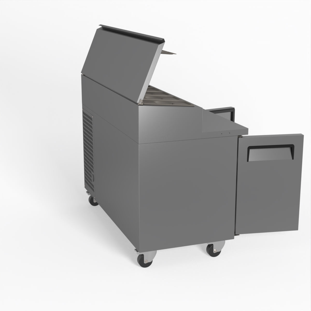 AG 2 Door Saladette Fridge - Fits 7 x 1/3 GN Trays SH2000-700