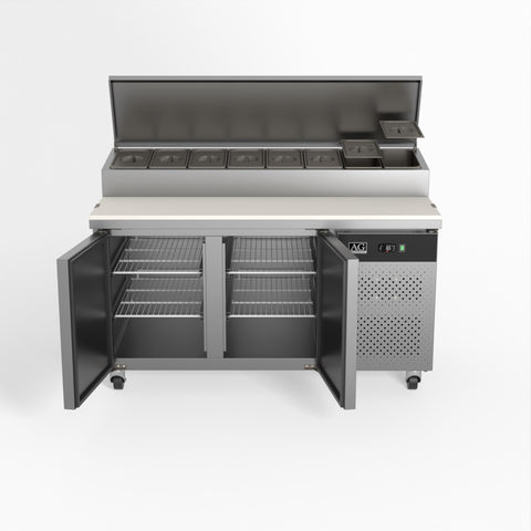 AG 2 Saladette with G/N 1/3 GN trays x 8 SH2000-800