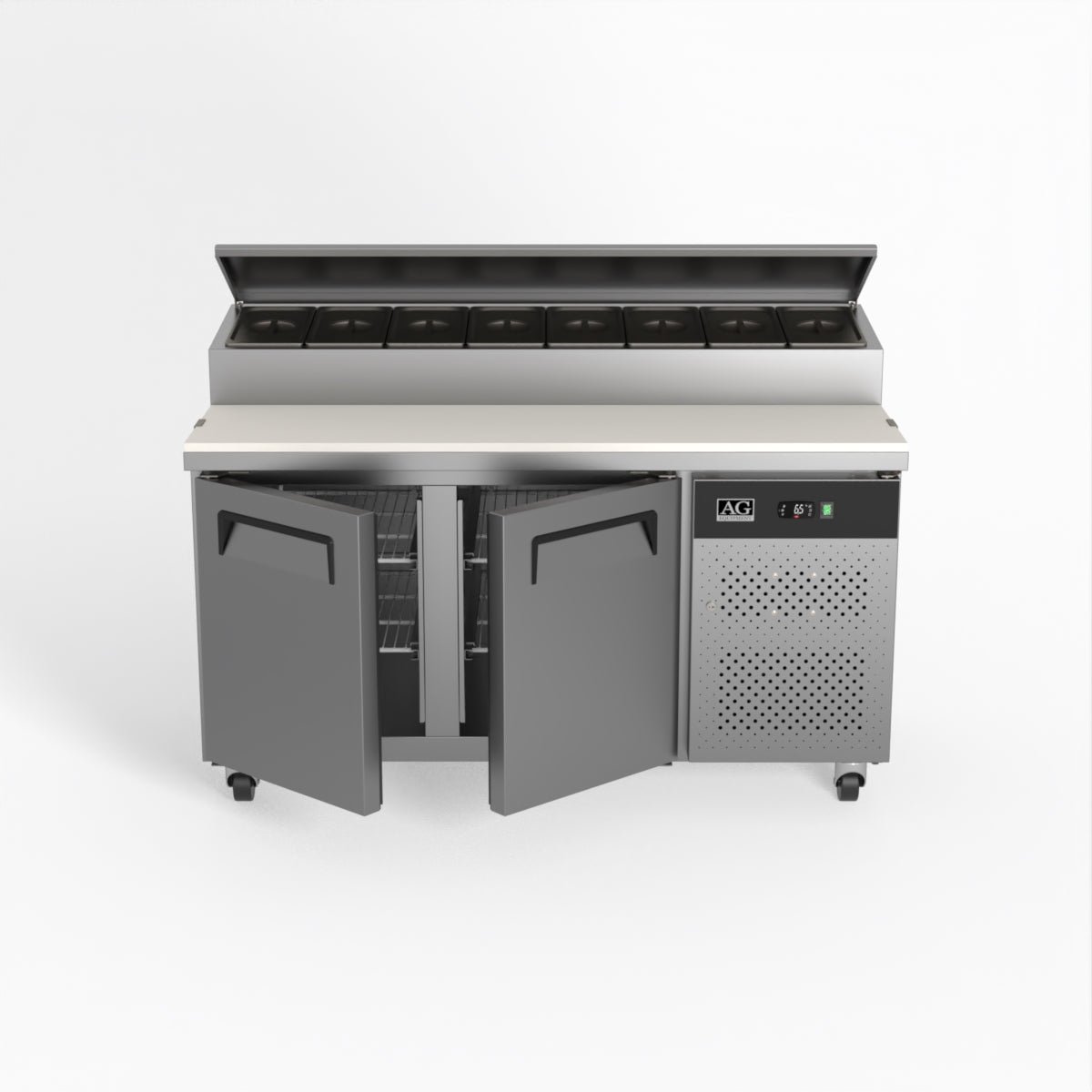 AG 2 Saladette with G/N 1/3 GN trays x 8 SH2000-800