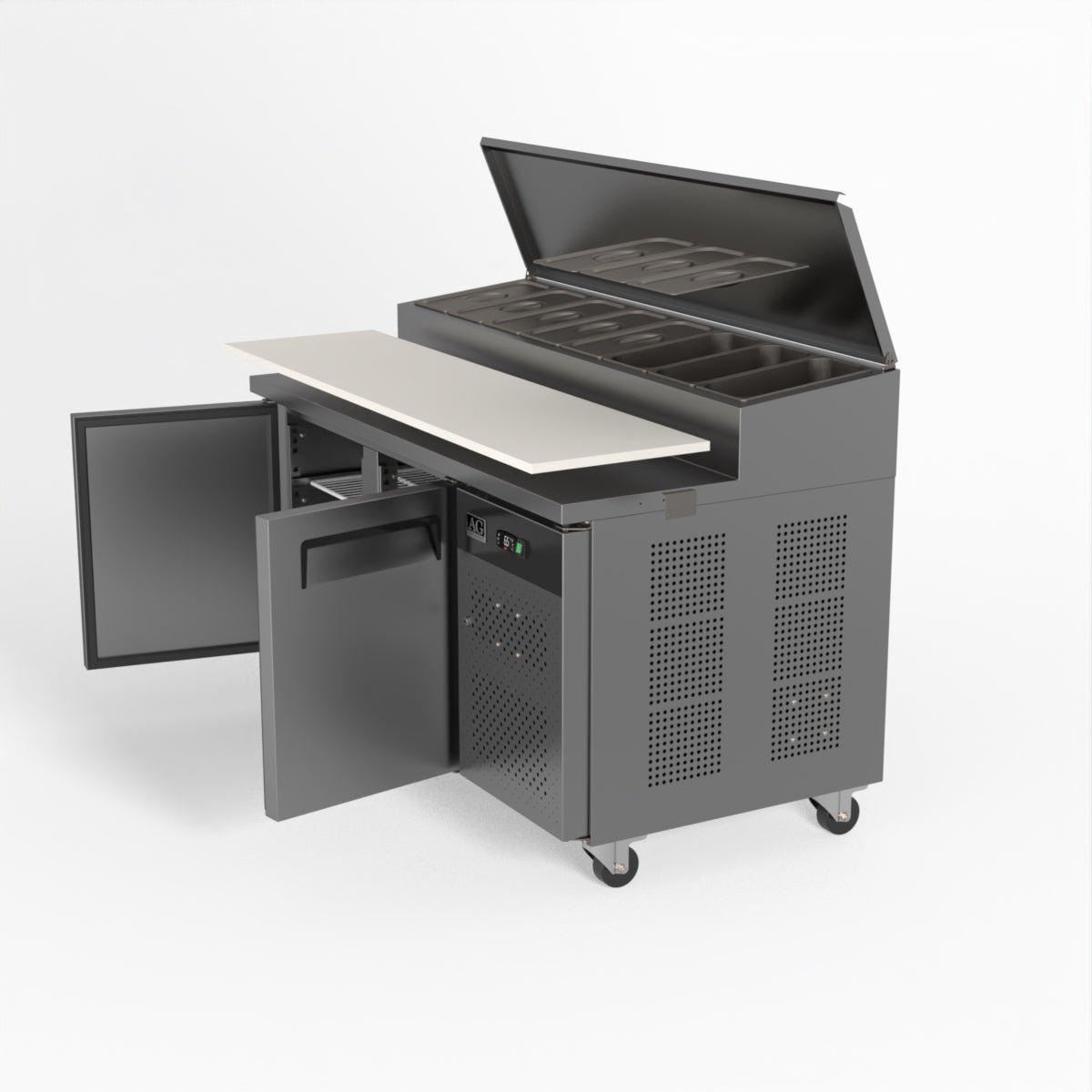 AG 2 Saladette with G/N 1/3 GN trays x 8 SH2000-800