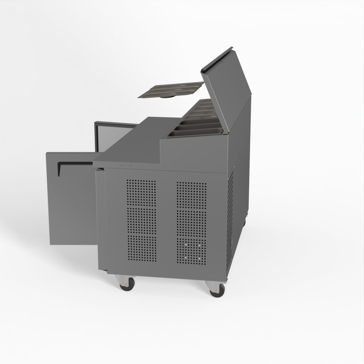 AG 2 Saladette with G/N 1/3 GN trays x 8 SH2000-800