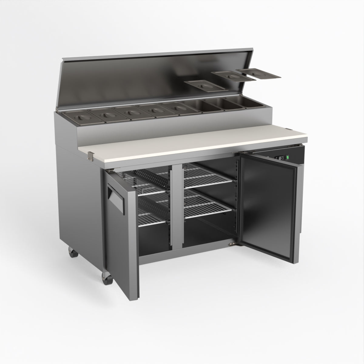 AG 2 Saladette with G/N 1/3 GN trays x 8 SH2000-800
