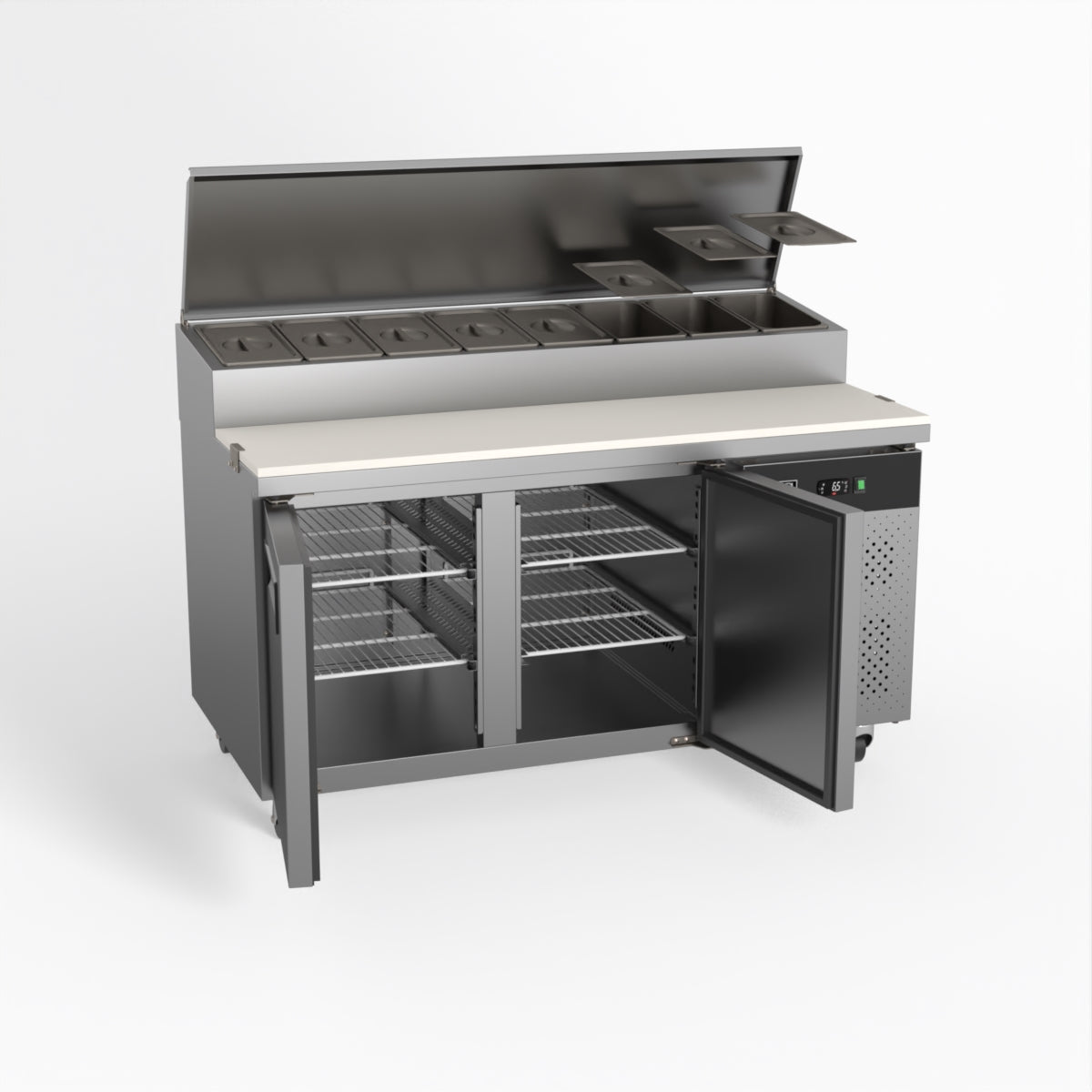 AG 2 Saladette with G/N 1/3 GN trays x 8 SH2000-800