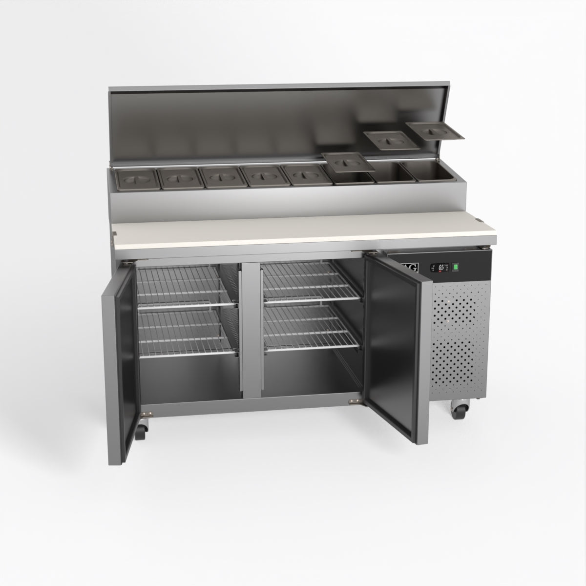 AG 2 Saladette with G/N 1/3 GN trays x 8 SH2000-800
