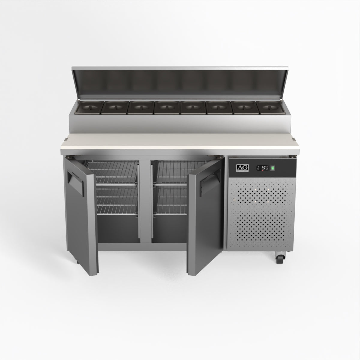 AG 2 Saladette with G/N 1/3 GN trays x 8 SH2000-800