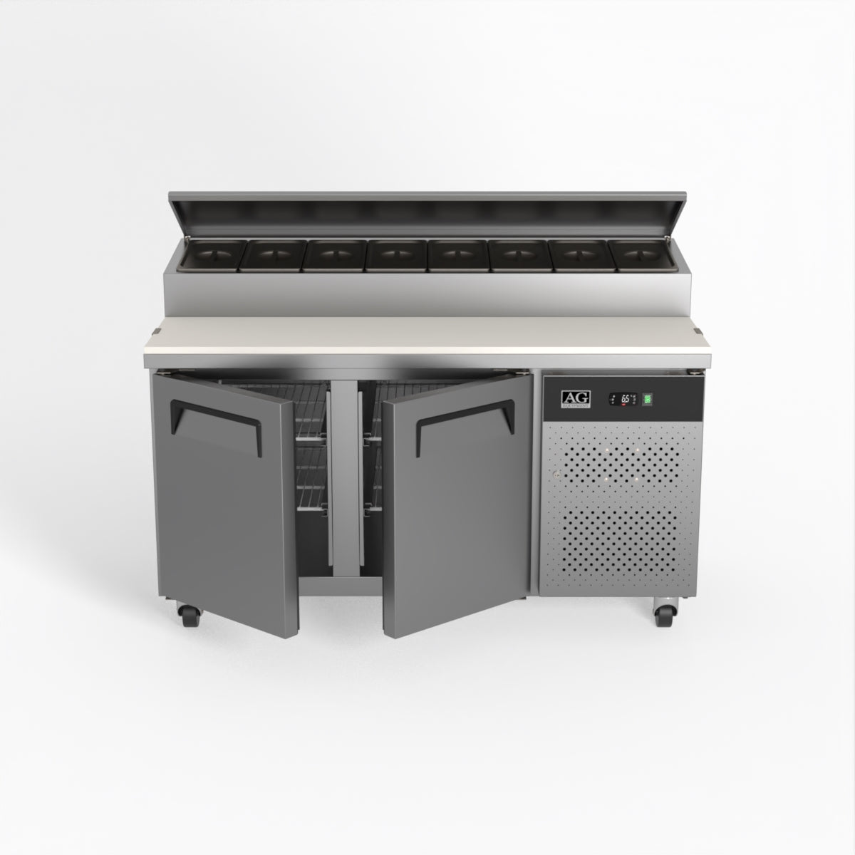 AG 2 Saladette with G/N 1/3 GN trays x 8 SH2000-800