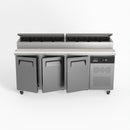 AG 3 Door Saladette Fridge - Fits 8 x 1/3 GN Trays SH3000-700