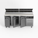 AG 3 Door Saladette Fridge - Fits 8 x 1/3 GN Trays SH3000-700