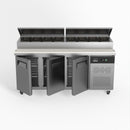 AG 3 Door Saladette Fridge - Fits 8 x 1/3 GN Trays SH3000-700
