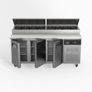 AG 3 Door Saladette Fridge - Fits 8 x 1/3 GN Trays SH3000-700